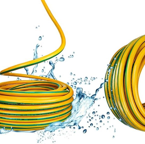 GARDEN HOSE FLEXIBLE YELLOW GREEN 3/4