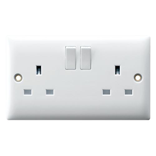 RR Double Socket 13A W3002